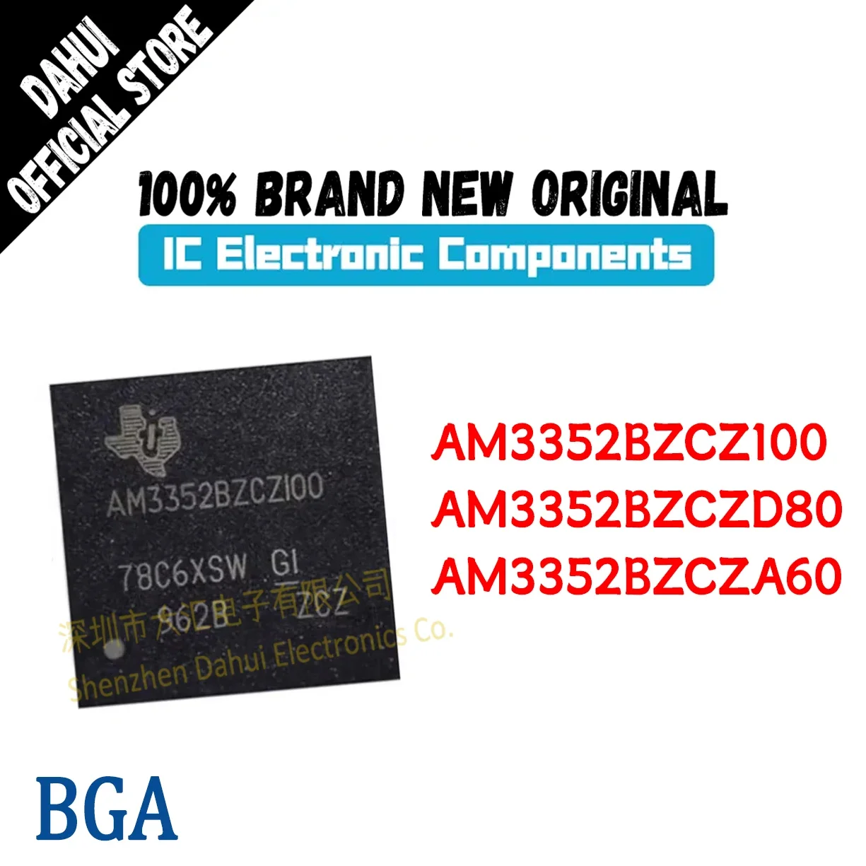 

AM3352BZCZ100 AM3352BZCZD80 AM3352BZCZA60 IC Chip BGA Quality Brand New