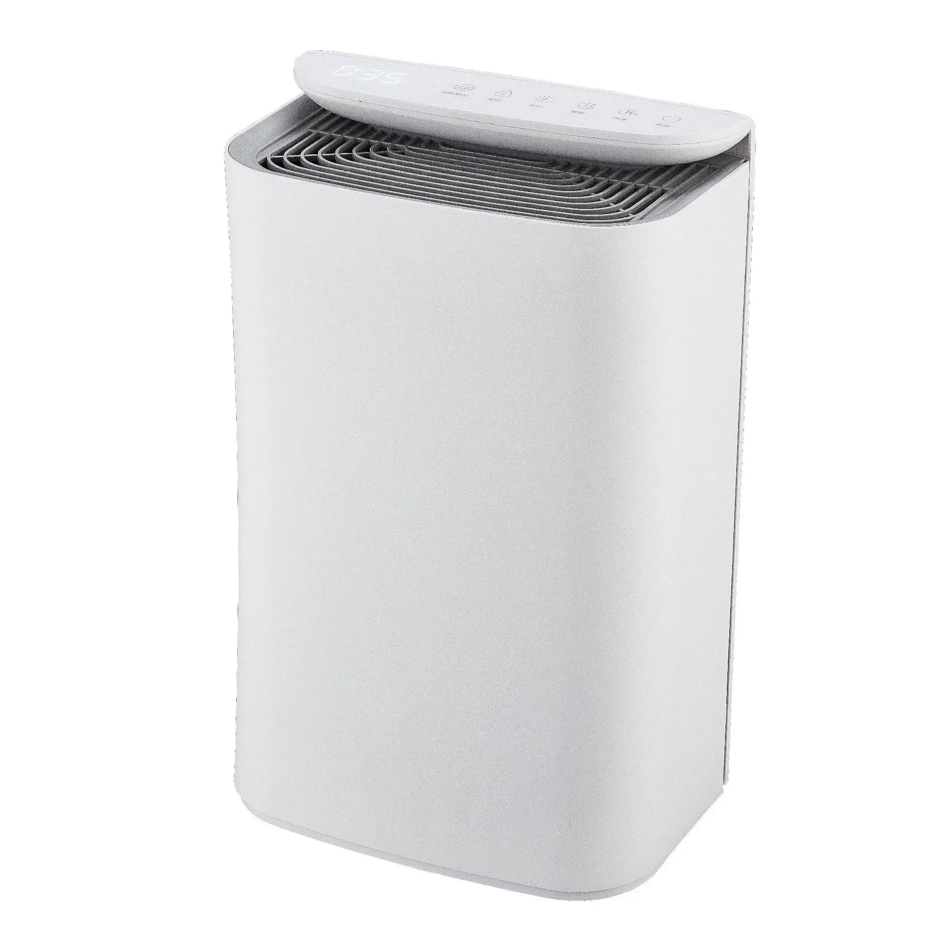 التكنولوجيا التي تعمل باللمس التحكم في التطبيق الإنجليزية الجديدة البسيطة المحمولة الكهربائية البلاستيكية لتنقية الهواء الأيونات السالبة #2