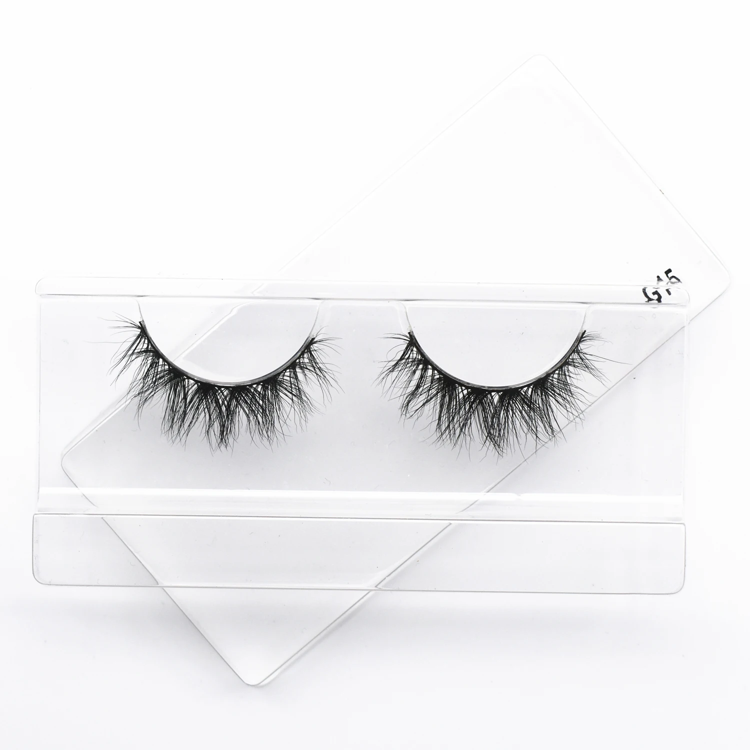 G15 Mink Lashes Natural Long And Fluffy Round Lashes Criss-cross Pattern Lite Mink Eyelashes 3D False Eyelash Makeup Beauty Lash