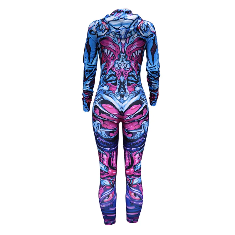 Halloween horror night ghost season ghoul y2k ghost festival ghost vigil cosplay atmosphere costume party prom women\'s jumpsuit