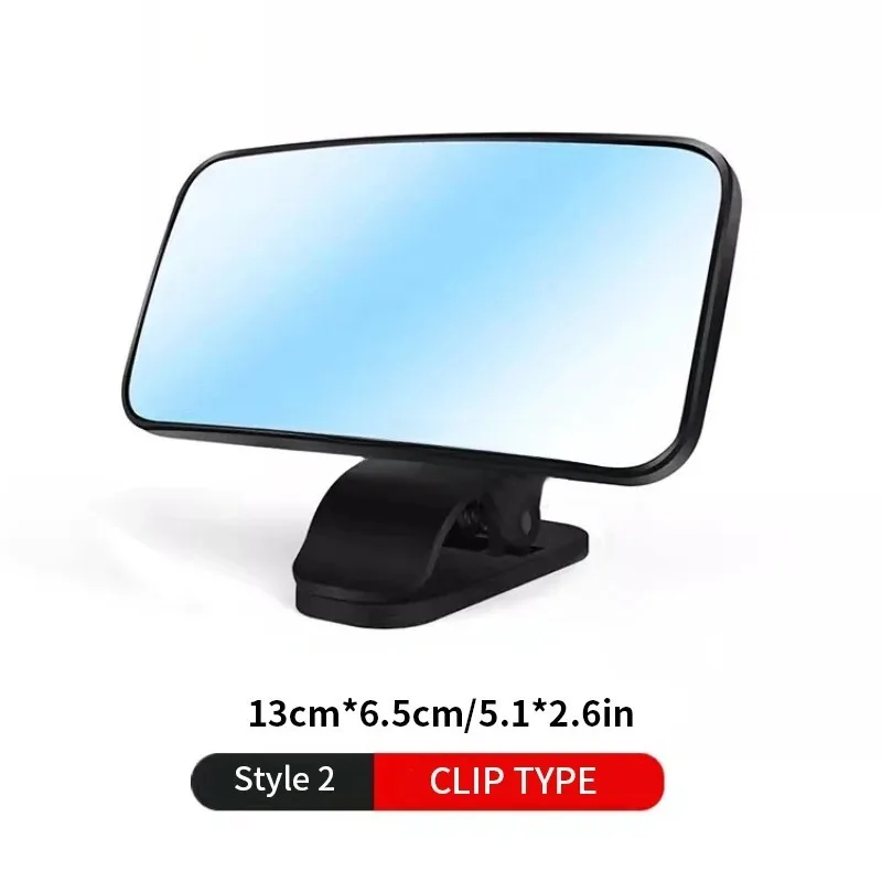 กระจกมองเด็กในรถยนต์ ติดตั้งบนแผงหน้าปัด กระจกติดกระจกบังแดด พร้อมคลิปหนีบ  กระจกมองหลังเพื่อความปลอดภัย  จอภาพสำหรับเด็ก