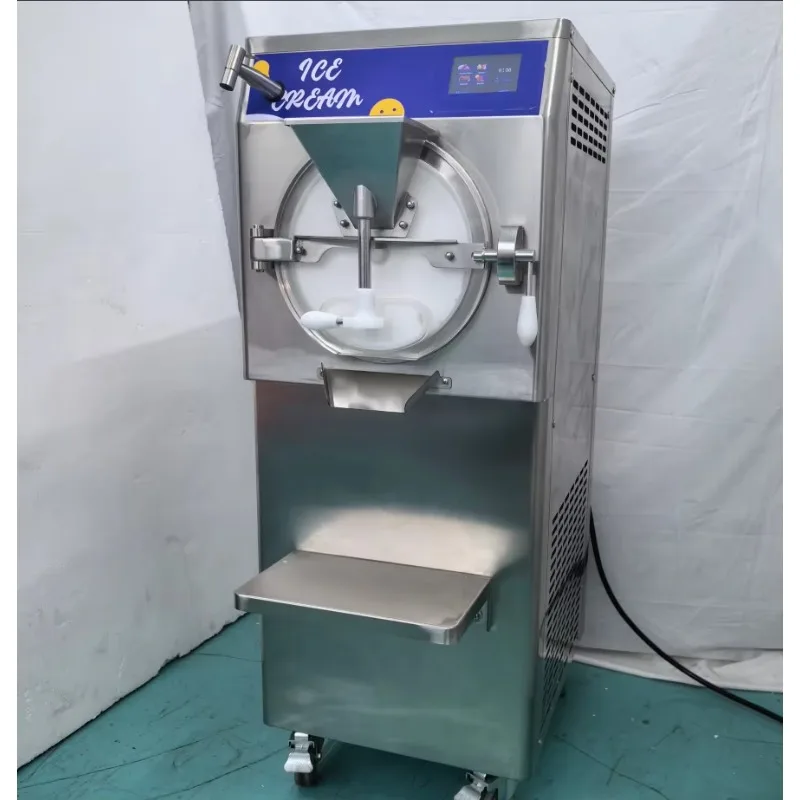 حار بيع 2025 48L/H صانع الآيس كريم الإيطالي الطبيعي دفعة الفريزر جيلاتو التجارية الحرفي آلة الآيس كريم الصلبة للبيع #4
