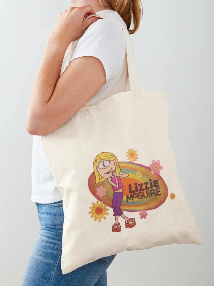 

vintage Lizzie McGuire Tote Bag Canvas bag shopper bag women canvas Big women custom bags