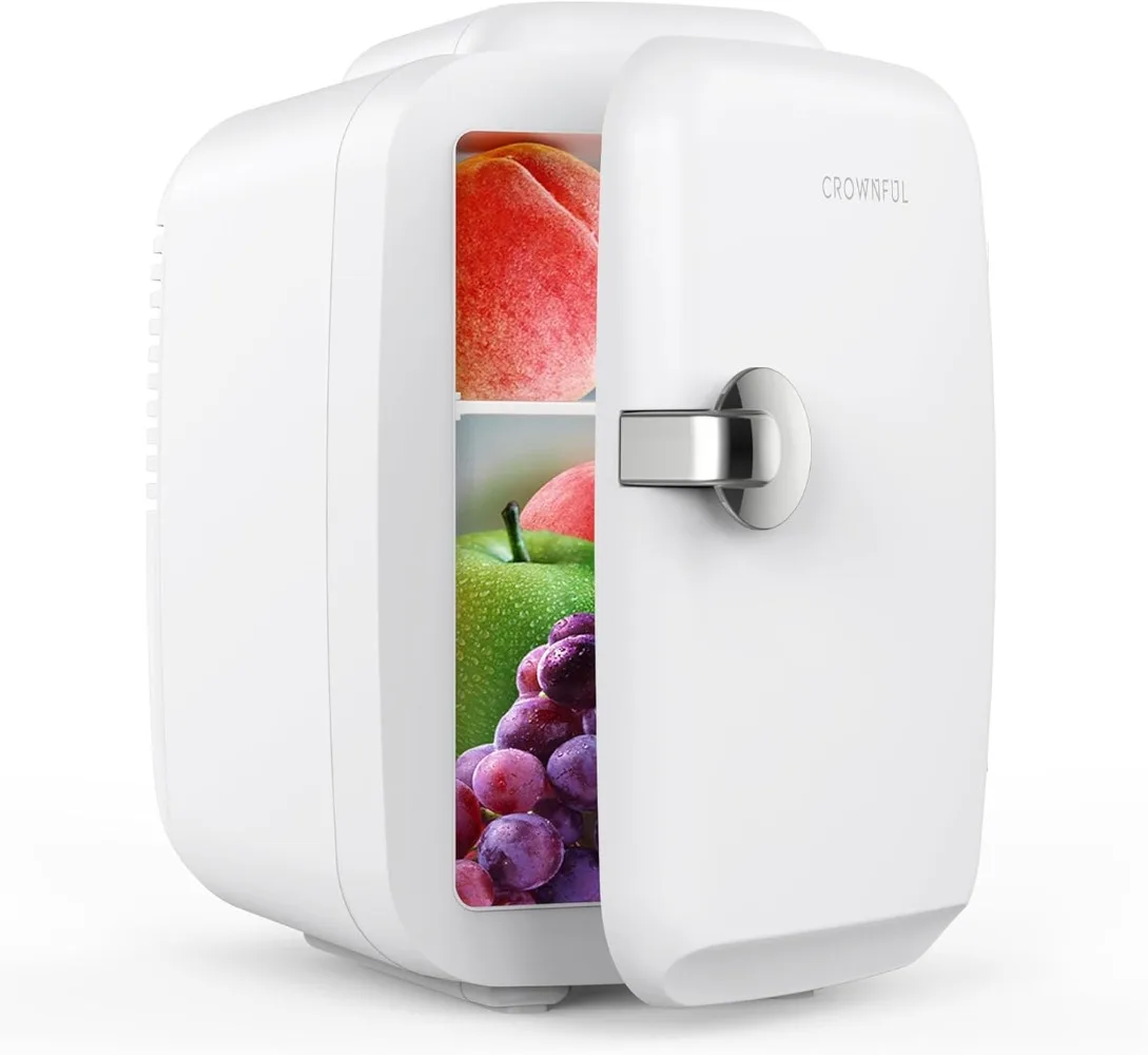 

4L/6 Can Portable Cooler and Warmer Personal Refrigerator