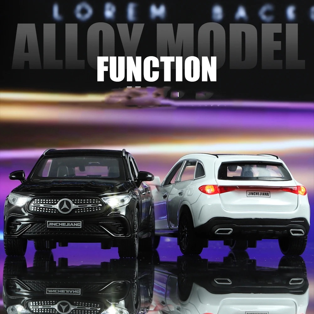 1:32 GLC400 Luxury SUV Long G800 Wheelbase Car Toy Boy Diecast Alloy Model Metal Auto Gift Fast Furious Rubber Hot  Miniature