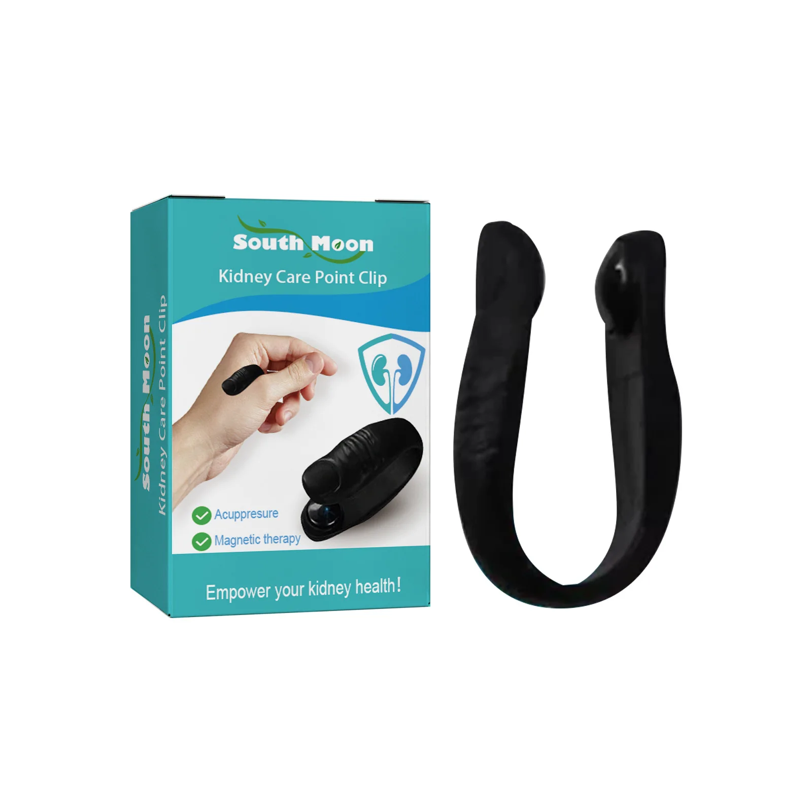 Prostate Care Point Clip Tiger Point Kidney Pain Relief Massage Stimulates Release of Endorphins for Improve Kidney Function