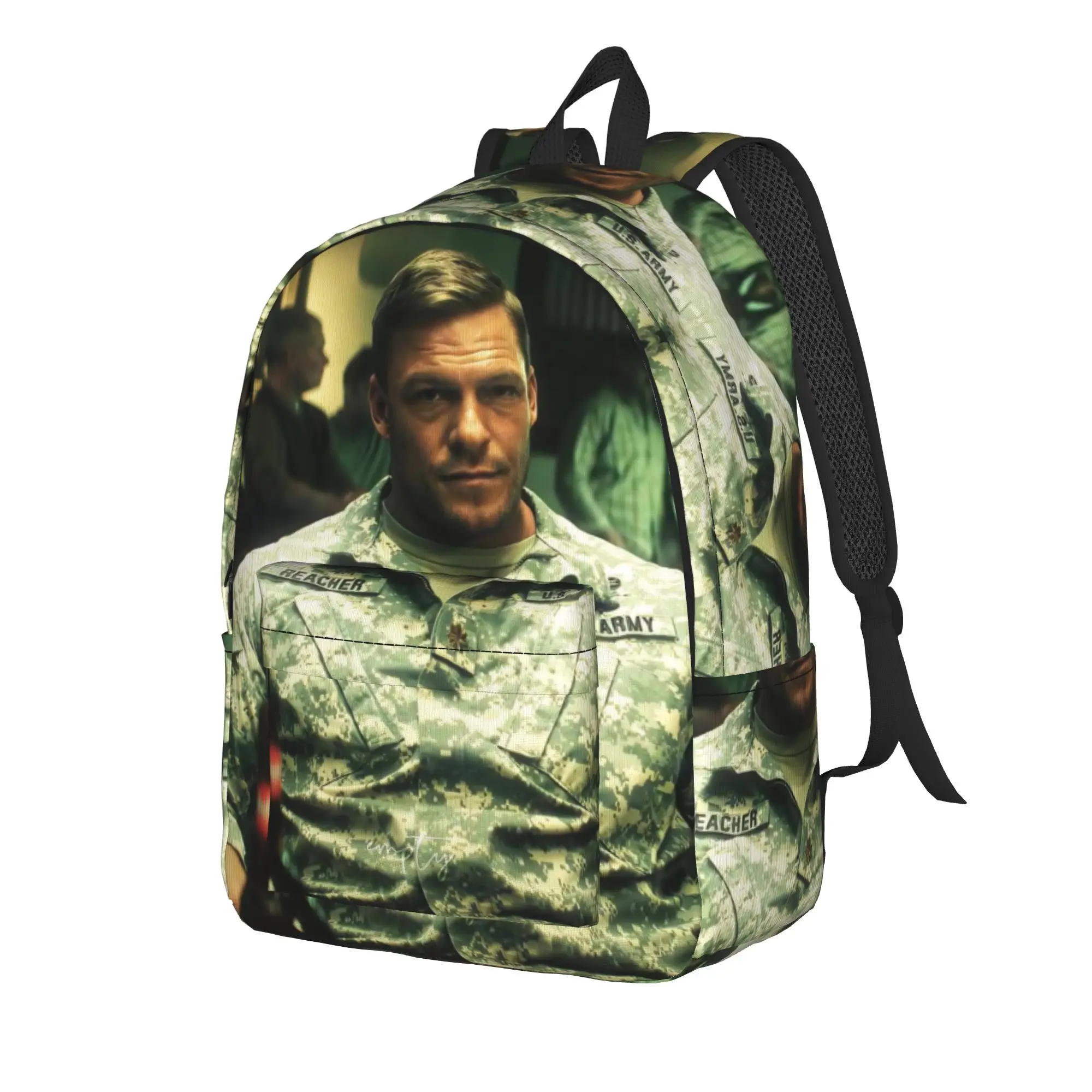 Reachers Movie Casual Backpack Sports Student Work  Daypack for Men Women Laptop Shoulder Bag