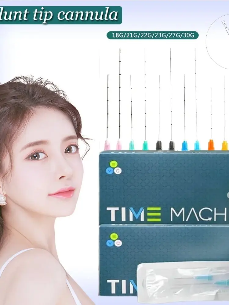 Medical Sterile microcannula 14G90mm 25G38mm 22G50mm Blunt Tip Micro Cannula Needle for Injectable Hyaluronic Acid Fillers