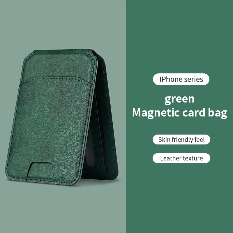 Luxe Voor Magsafe Magnetische Lederen Portemonnee Houder Case Voor iPhone 16 15 14 13 12 Pro Max Kaarthouder telefoon Tas Cover Accessoires
