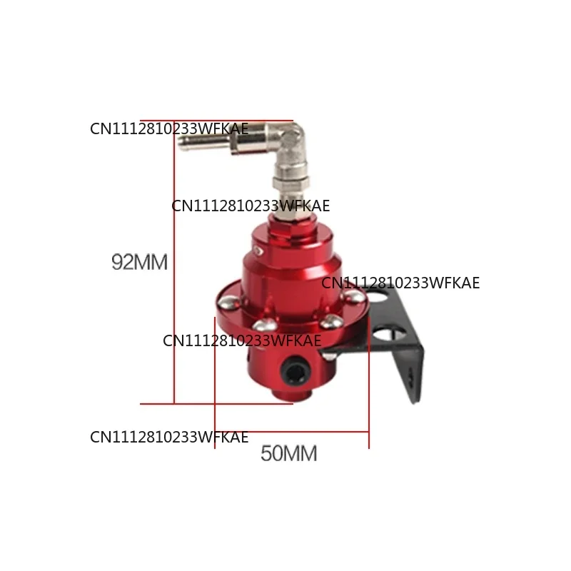 New Universal Adjustable Fuel Pressure Regulator Type With Original Gauge and Instructions