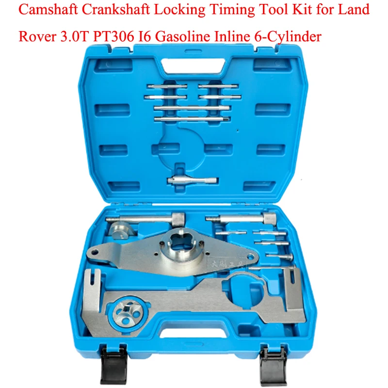 Camshaft Crankshaft Locking Timing Tool Kit for Land Rover 3.0T PT306 I6 Gasoline Inline 6-Cylinder Engine CVVL Piston Reset