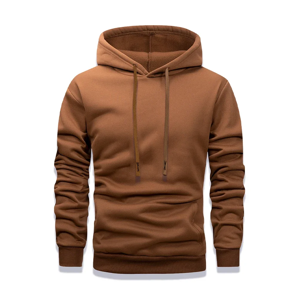 Herren Fleece Pullover Hoodies Unisex Herbst Winter Kapuzenpullover Oberbekleidung Mode Lässig Hoodie für Männer Männliche Kleidung Mantel – Detail 9