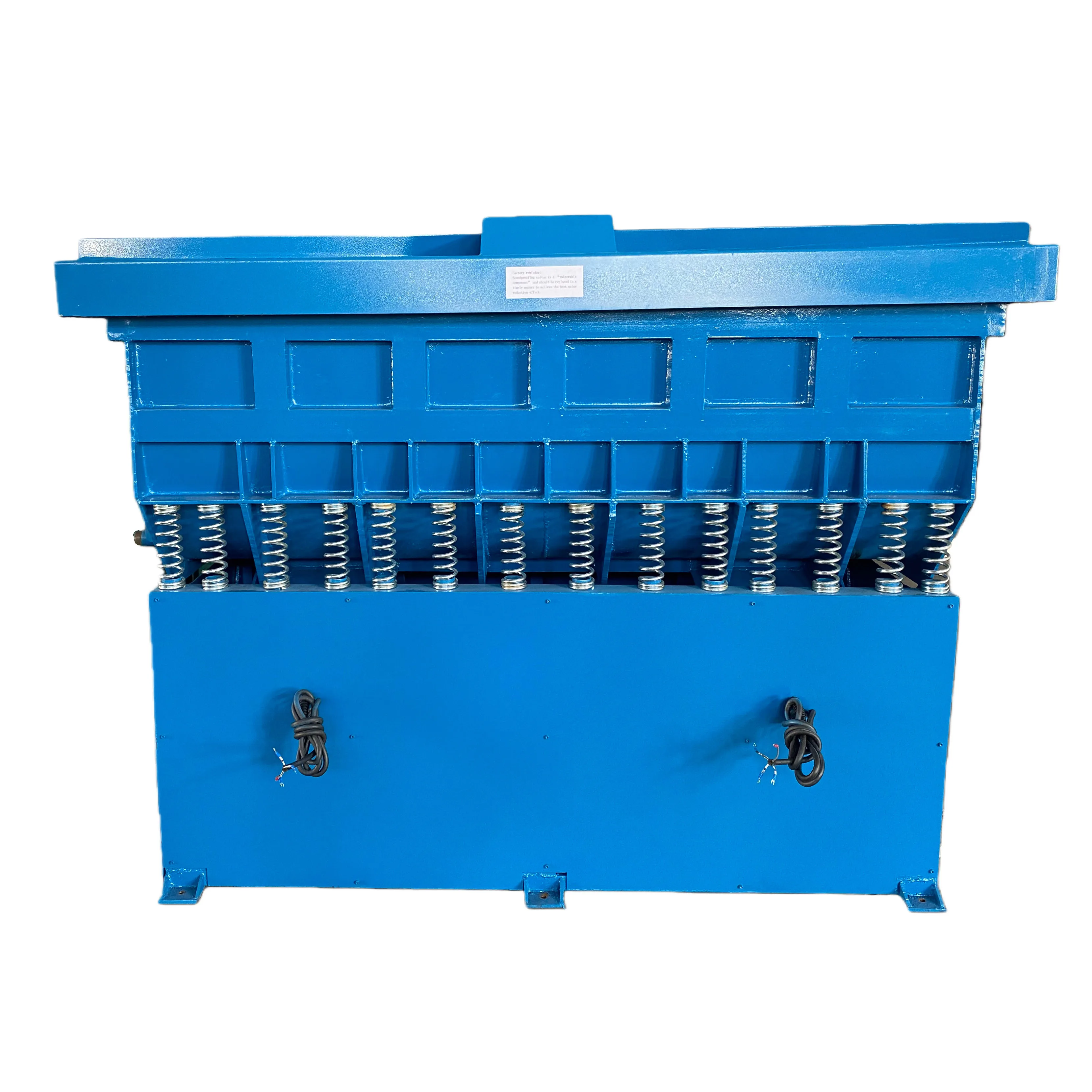 Rectangular Trough Vibratory Tumbler Finishing Machine for Aluminum Workpieces, Alloy Parts and Stampings Surface Polishing