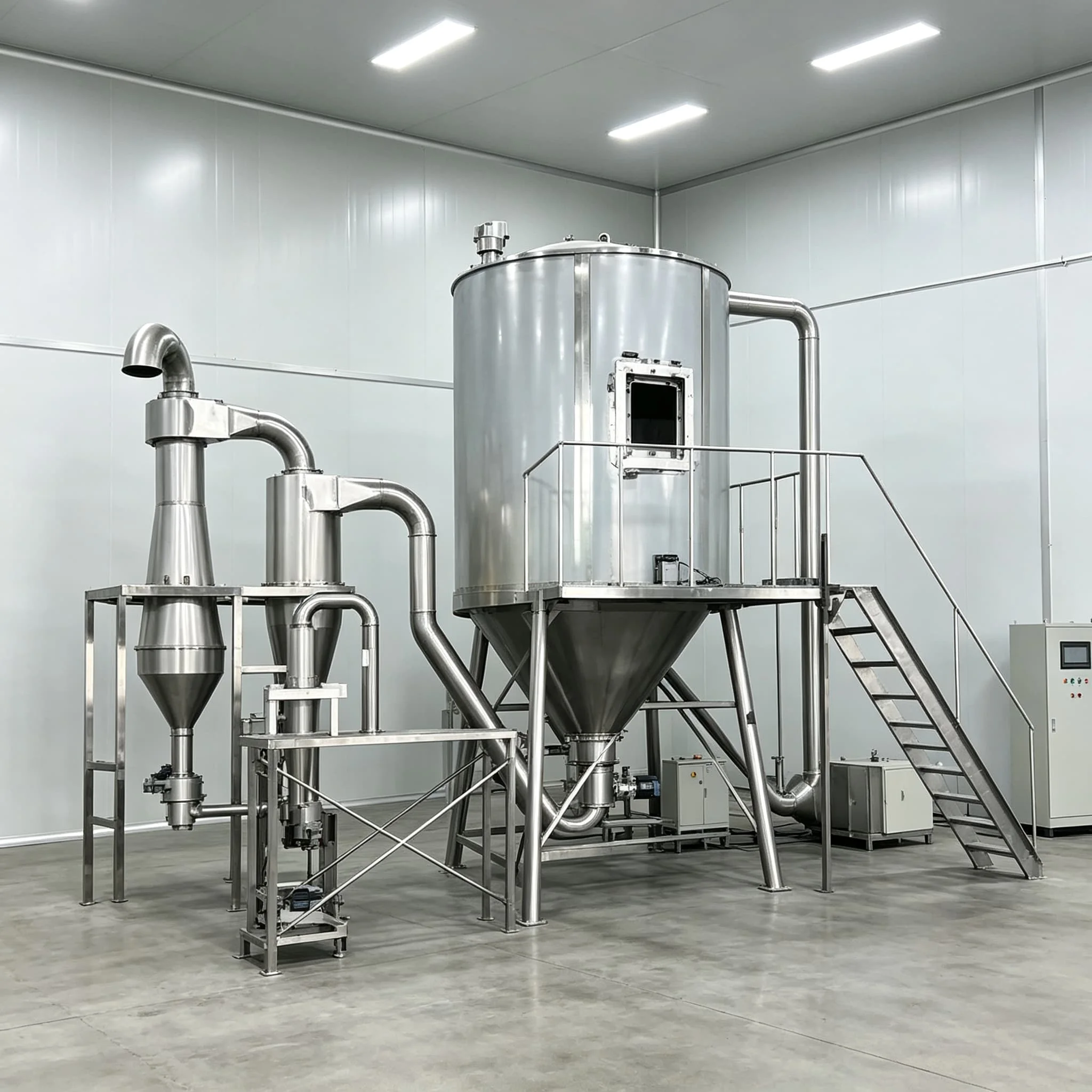 Solid Beverage Powder Production Dryer Soup Stock Powder Spray Drying System Seasoning Powder Centrifugal Spray Dryer