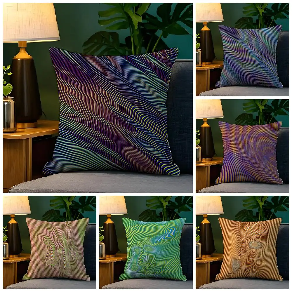 Luxury Premium Advanced Texture Pillow Case Natural Linen Organic Fabric Double-Sided Printing Sofa Home Decor Gift Pillow Case