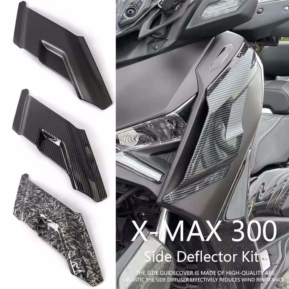 

Боковые дефлекторы крыла мотоцикла для YAMAHA X MAX 300 X-MAX 300 XMAX 300 xmax 300 2023 2024 2025, обтекатель лобового стекла, АБС-пластик