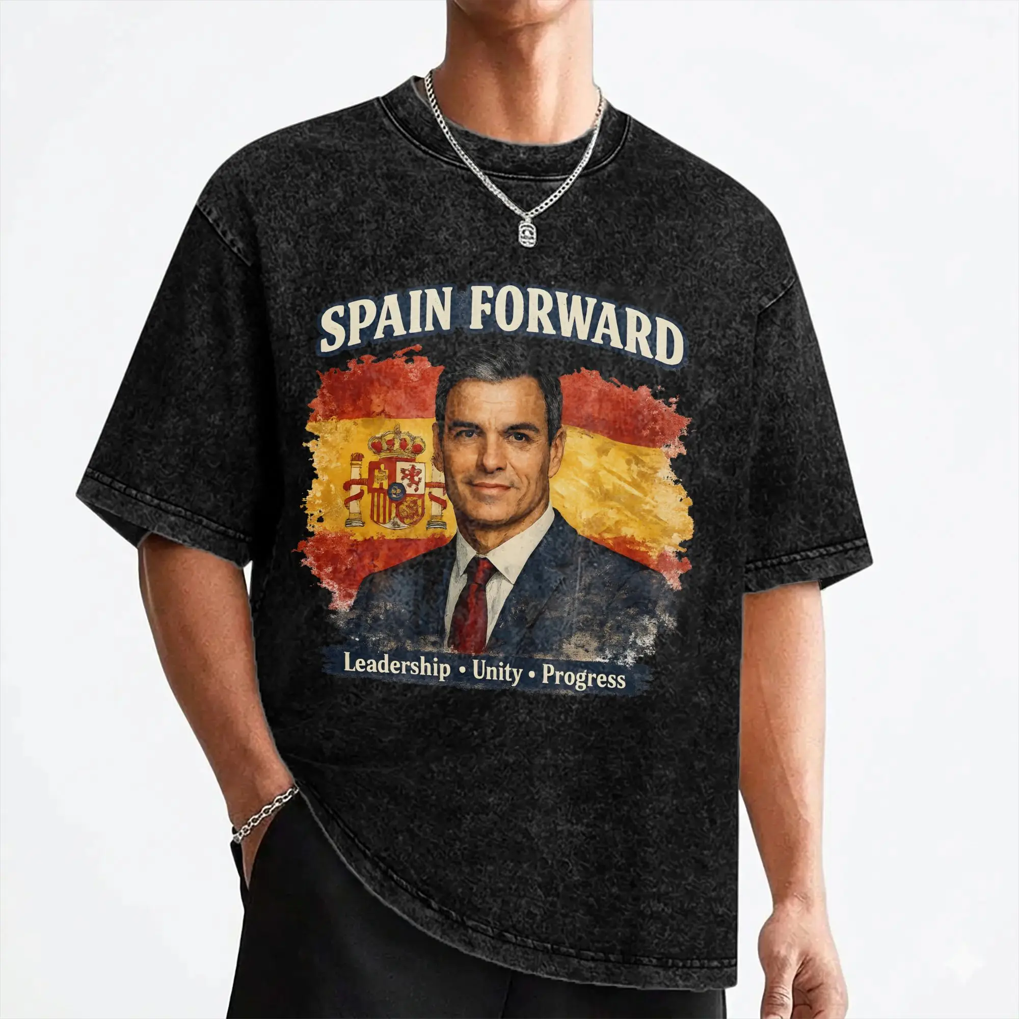 Pedro Sanchez T Shirts Washed Cotton Harajuku T-Shirts  Novelty Men Women Streetwear Summer Tee Shirt