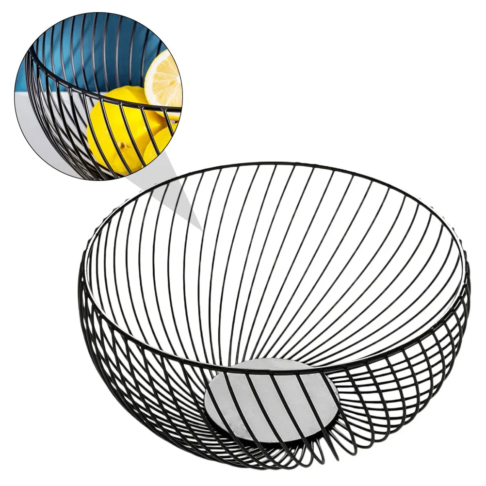 

Creative Hollow Iron Fruit Basket Large Capacity Household Storage Organizer Snack Vegetable Tray Kitchenware Set
