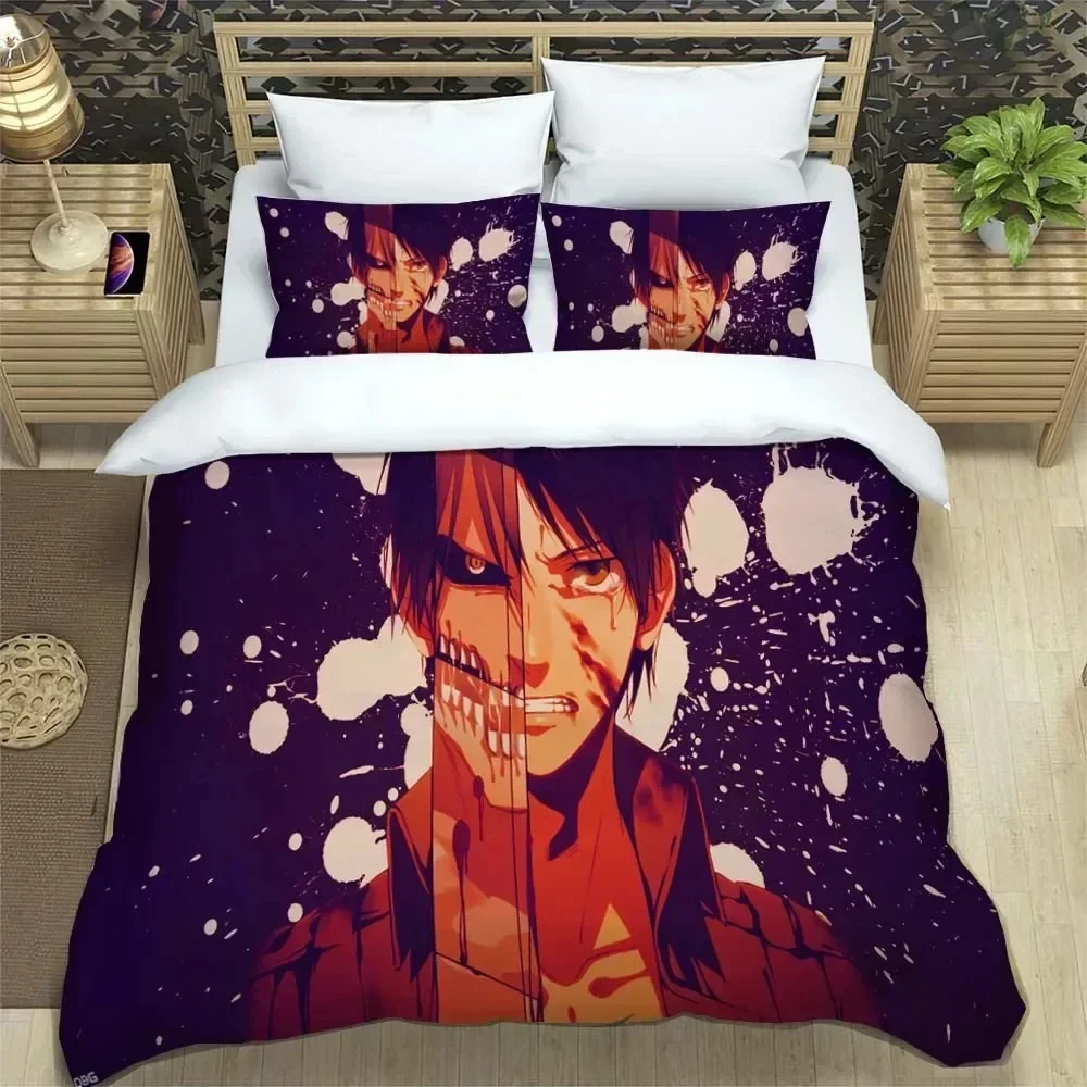 attack-on-titan-set-biancheria-da-letto-in-poliestere-stampato-copripiumino-federa-morbida-e-confortevole-personalizzabile