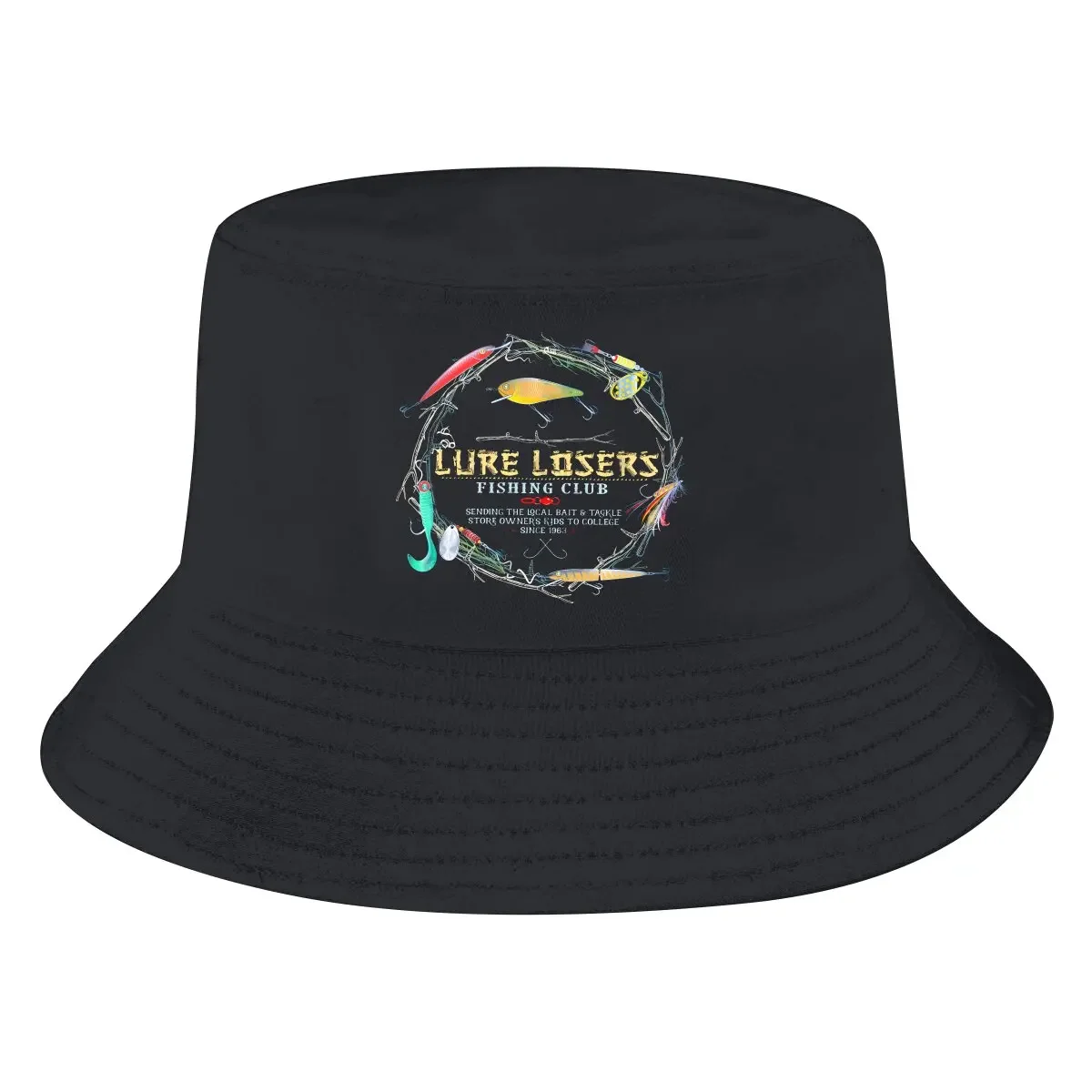 Fishing Bucket Hat Lure Men's Women's Fisherman Cap Hip Hop Beach Sun Fishing Hats