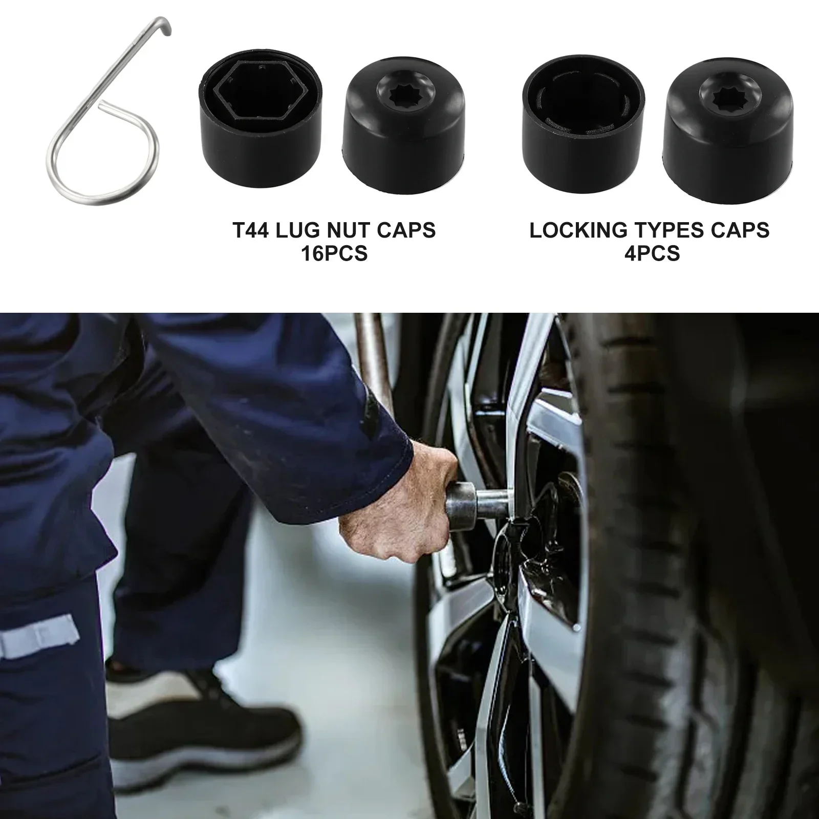 Wheel Lug Nut Bolt Bolt Nut Cap Safe Anti-theft Cap Dust-proof OEM 1K06011739B9 Wheel Lug Nut Bolt High Quality