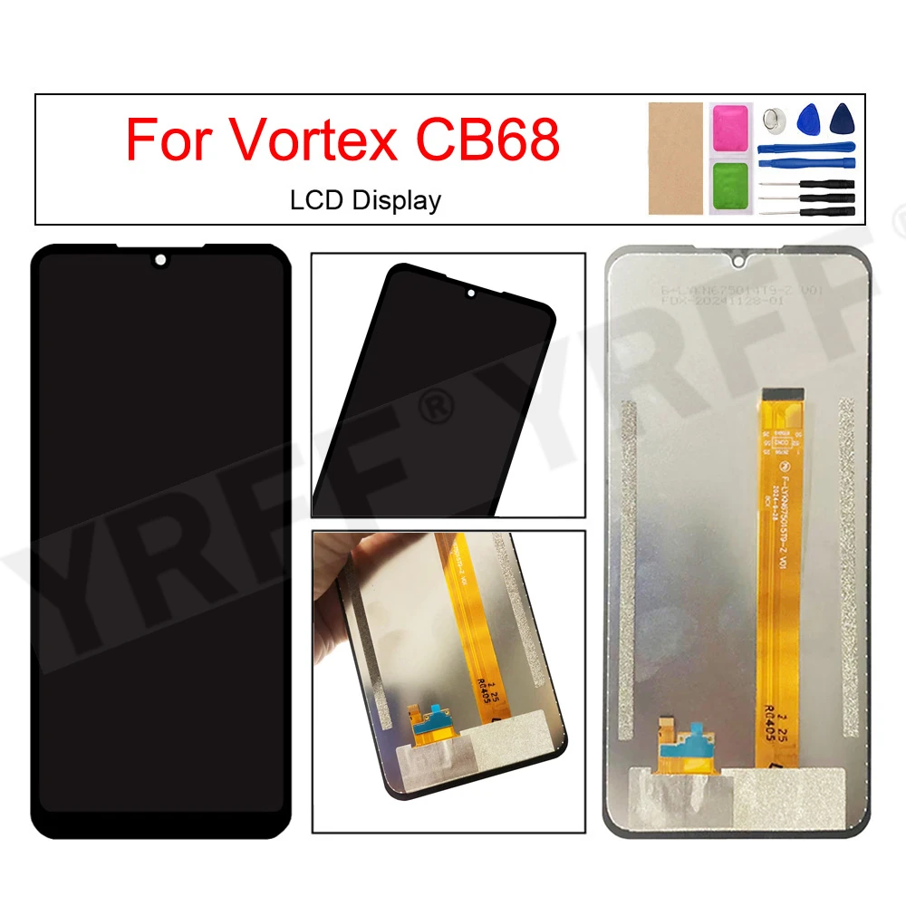 Touch Screen Digitizer Assembly For Vortex HD68 CB68 HD62 LCD