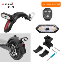 E-Scooter LED Tail Light Wireless USB Rechargeable Turn Signals  Kit For Ninebot ES1 ES2 ES3 ES4 E22 E25 E45 Modification Parts