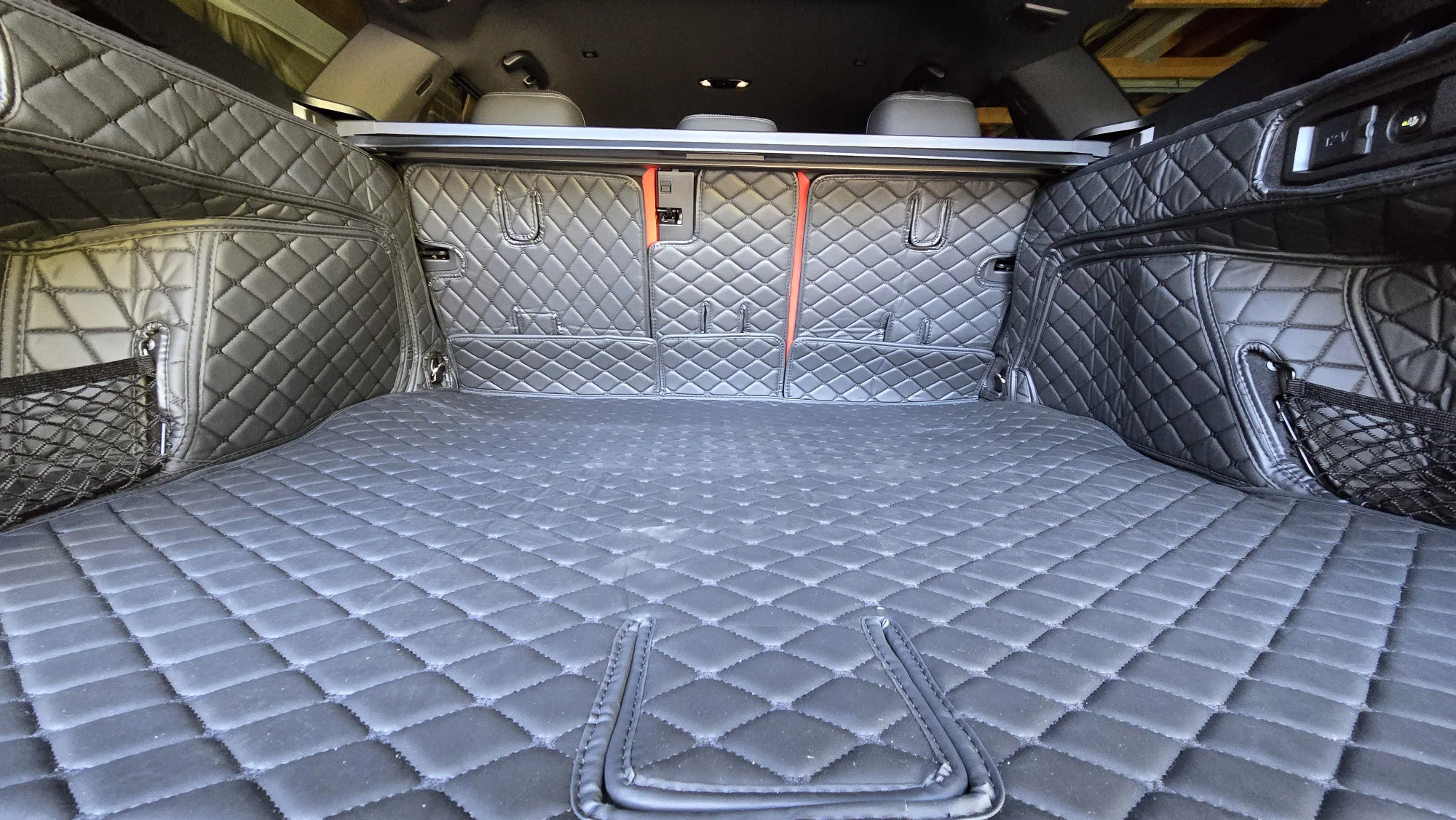 

Durable Custom Leather Car Trunk Mat Boot For Genesis GV80 SUV 2021-2025 Auto Carpet Parts