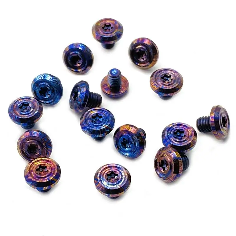 Timascus 6.4MM M4 T10 Button Head Screw For Knife Handle Spindle Making Accessories
