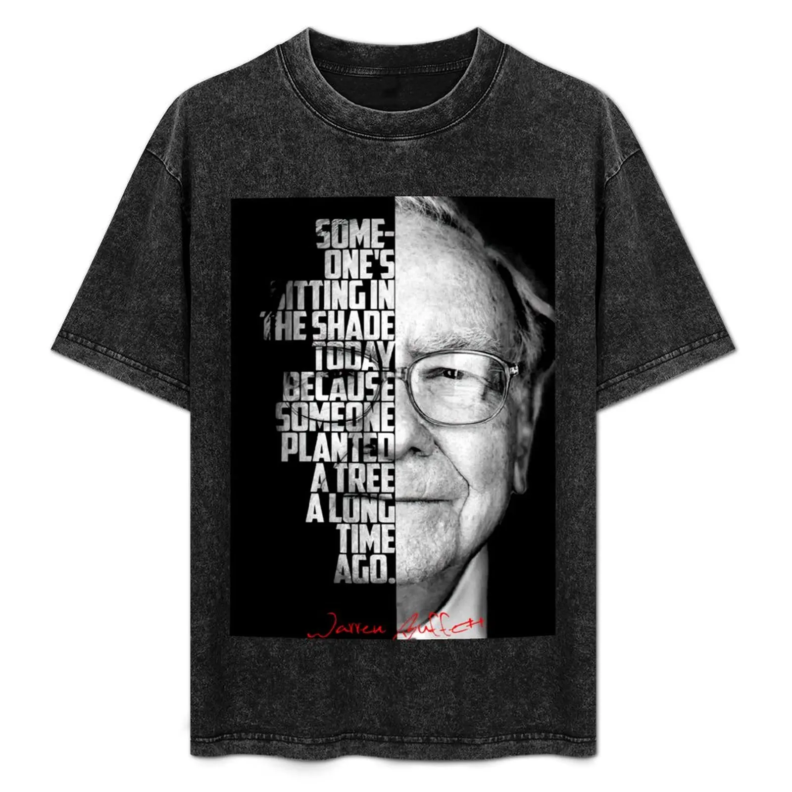 

Black and white WArren Buffet Entrepreneur quote. T-Shirt summer clothes hippie clothes oversized luxury clothes men