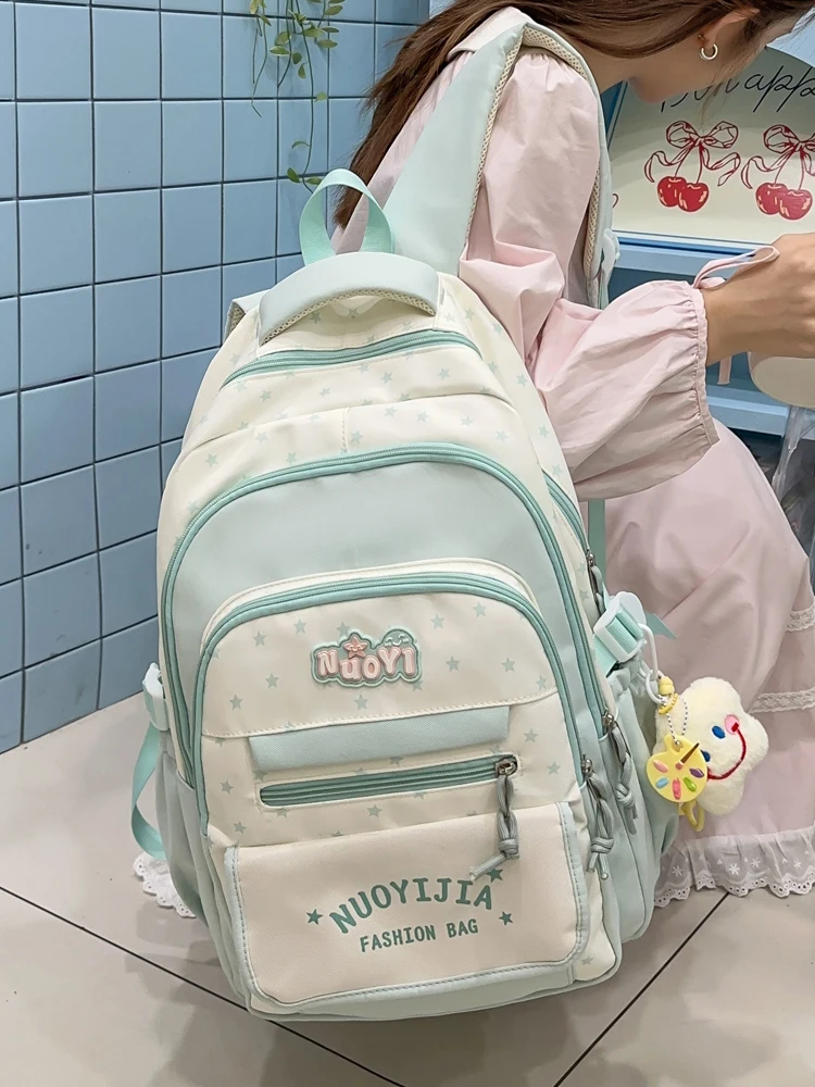 

Large Capaci School Bapa for Middle And High School Girls Elementary School Students Reduction of Burden Double oulde...