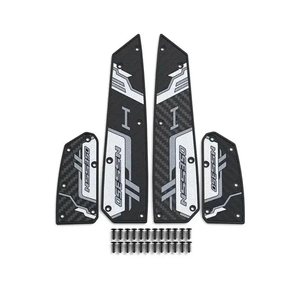 Non-slip Motorcycle Foot Pads Dirt-resistant Riding Protection Rubber Foot Pedal Universal for Honda FORZA350 NSS350