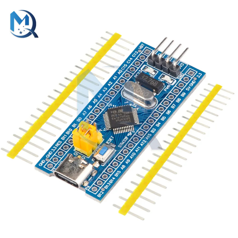 STM32F103C8T6 ARM STM32 Minimum System Development Board Module DC3.3V STM32F103C6T6 Development Board TPYE-C Interface Welded