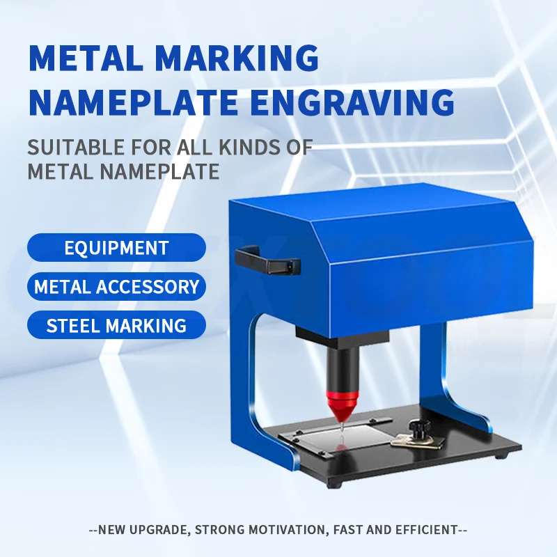 

Touch Electric Marking Machine Metal Nameplate Pneumatic Marking Machine License Plate Number/Logo Pattern Painting Engraving