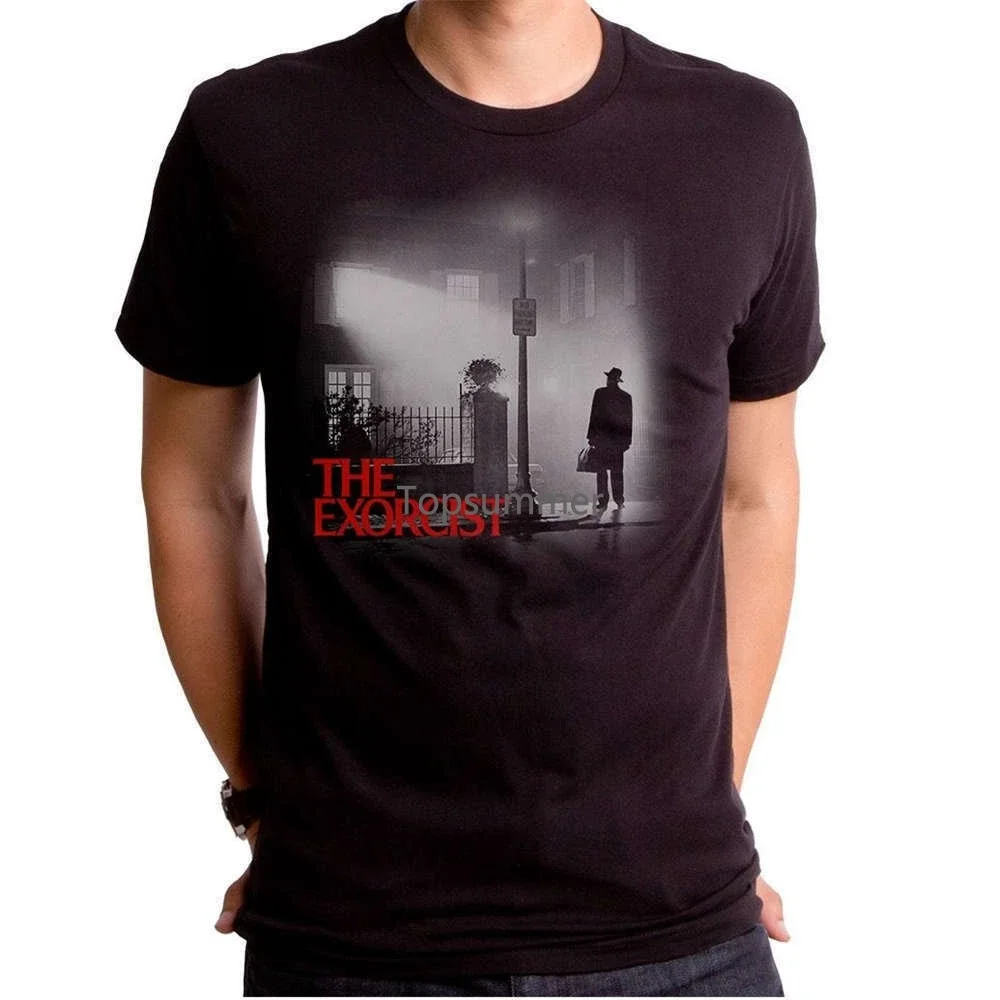 Casual T Shirt Male Pattern The Exorcist Movie Poster Night Watch T-Shirt S M L Xl 2Xl Top Anime Casual Clothing