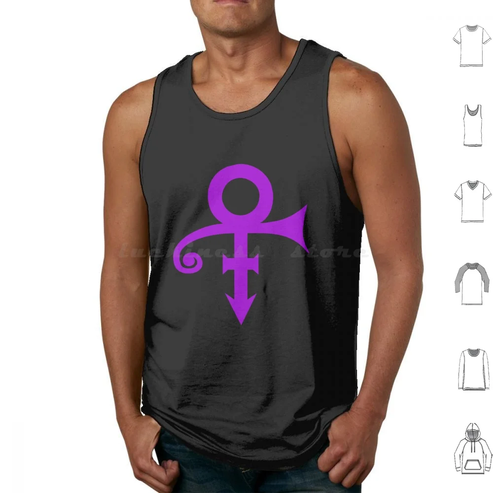 The Elephant Prince Tank Tops Vest Sleeveless Retro Idea Purple Color Prince Vintage Art Birthday The Rain Purple