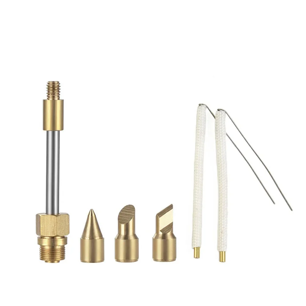 Soldering Iron Tips Set 510 Interface Wireless Soldering Tool 15W Copper Material Easy to Use Great for Precision Welding