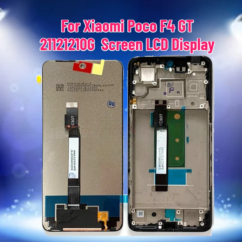 

TFT Display For Xiaomi Poco F4 GT 21121210G Screen LCD Display Screen Digitizer Assembly for POCO F4 GT Display Touch Screen