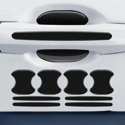 BLALION Car Door Handle Bowl Scratch Protective Stickers Carbon Fiber Protector Cover Car Handle Anti-collision Protection Strip