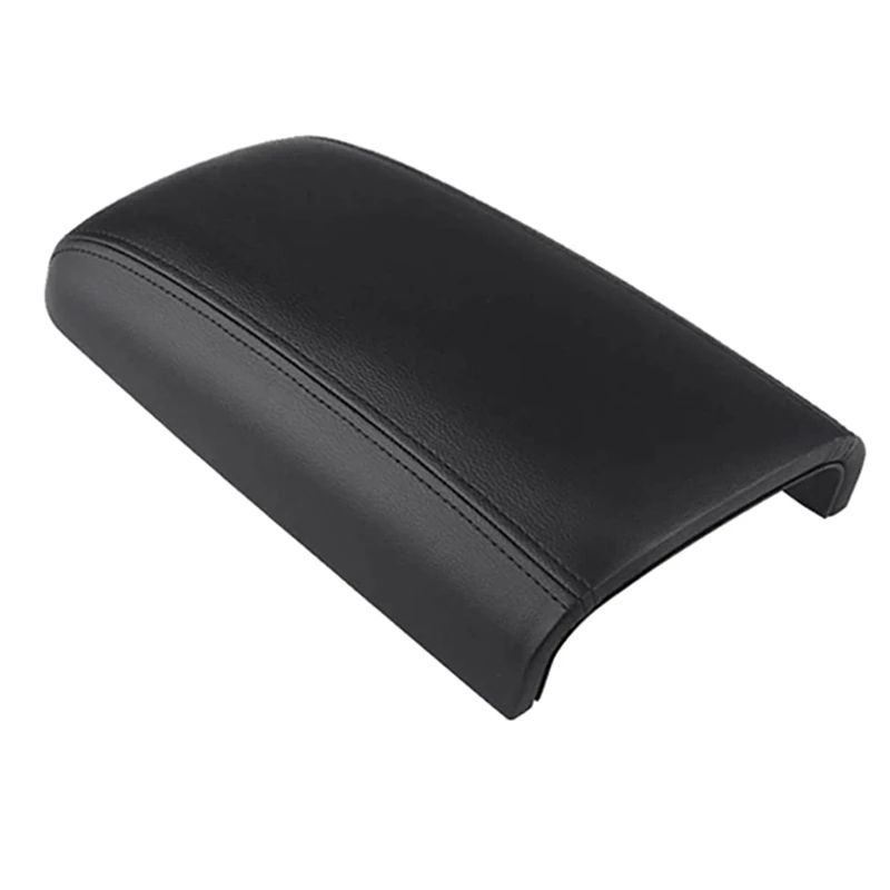 Auto PU Leather Center Console Lid Black Armrest Cover For Chevrolet Trailblazer Buick Rainier Accessories 25998847 25998838