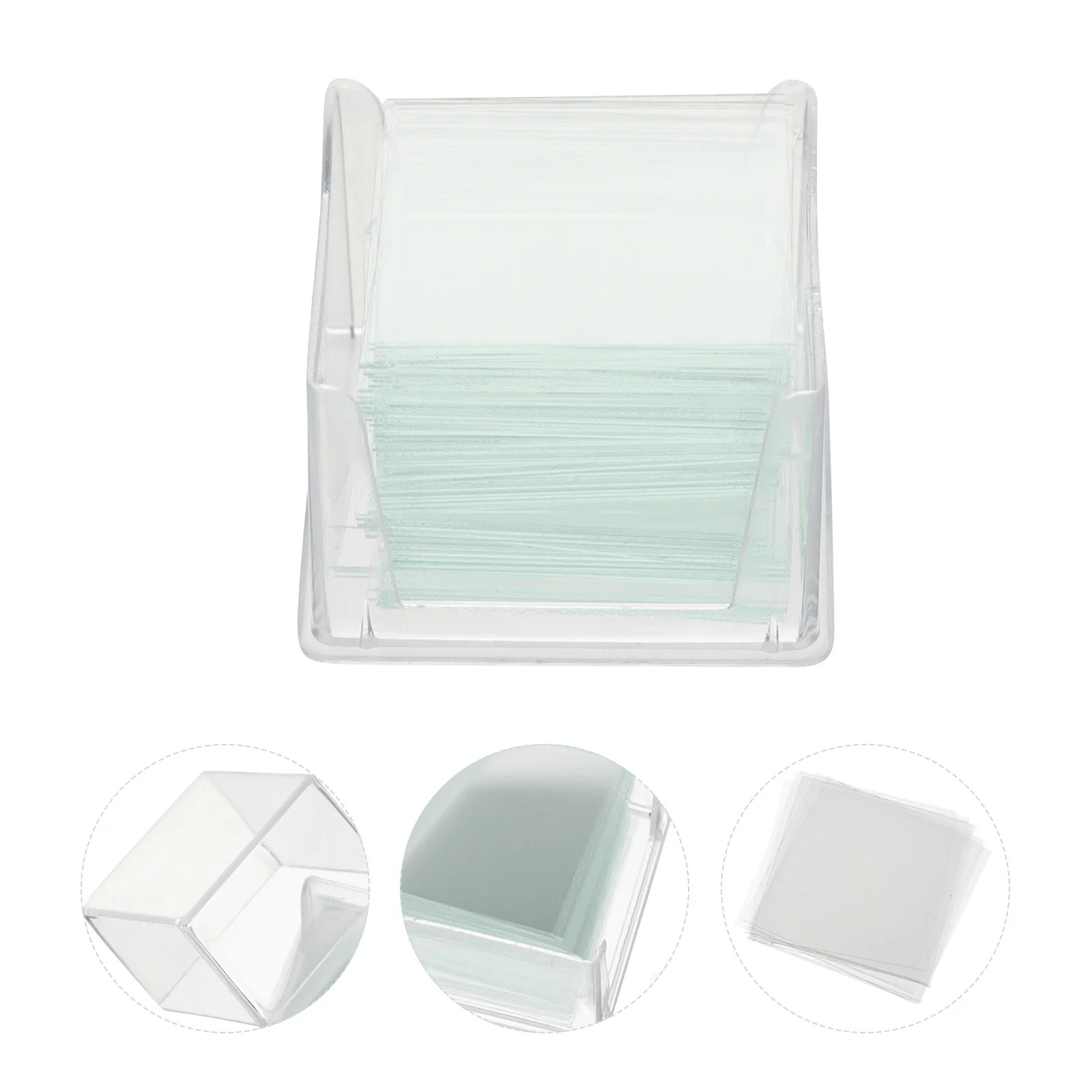 1000 Pcs/10 Square Cover Slip Microscope Slides and Covers Glass Sample Blank Labs Slips