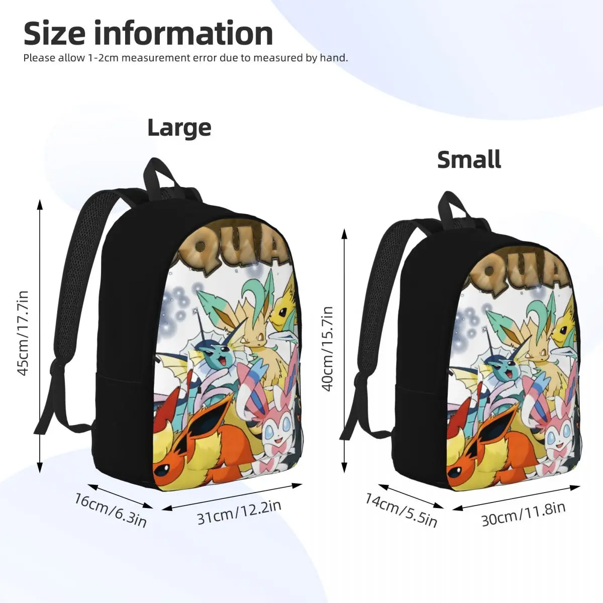 Eeveelutions  Laptop Bag Eevee For Men Kid Daily For School For Gifts Multi Compartment Kindergarten Ba