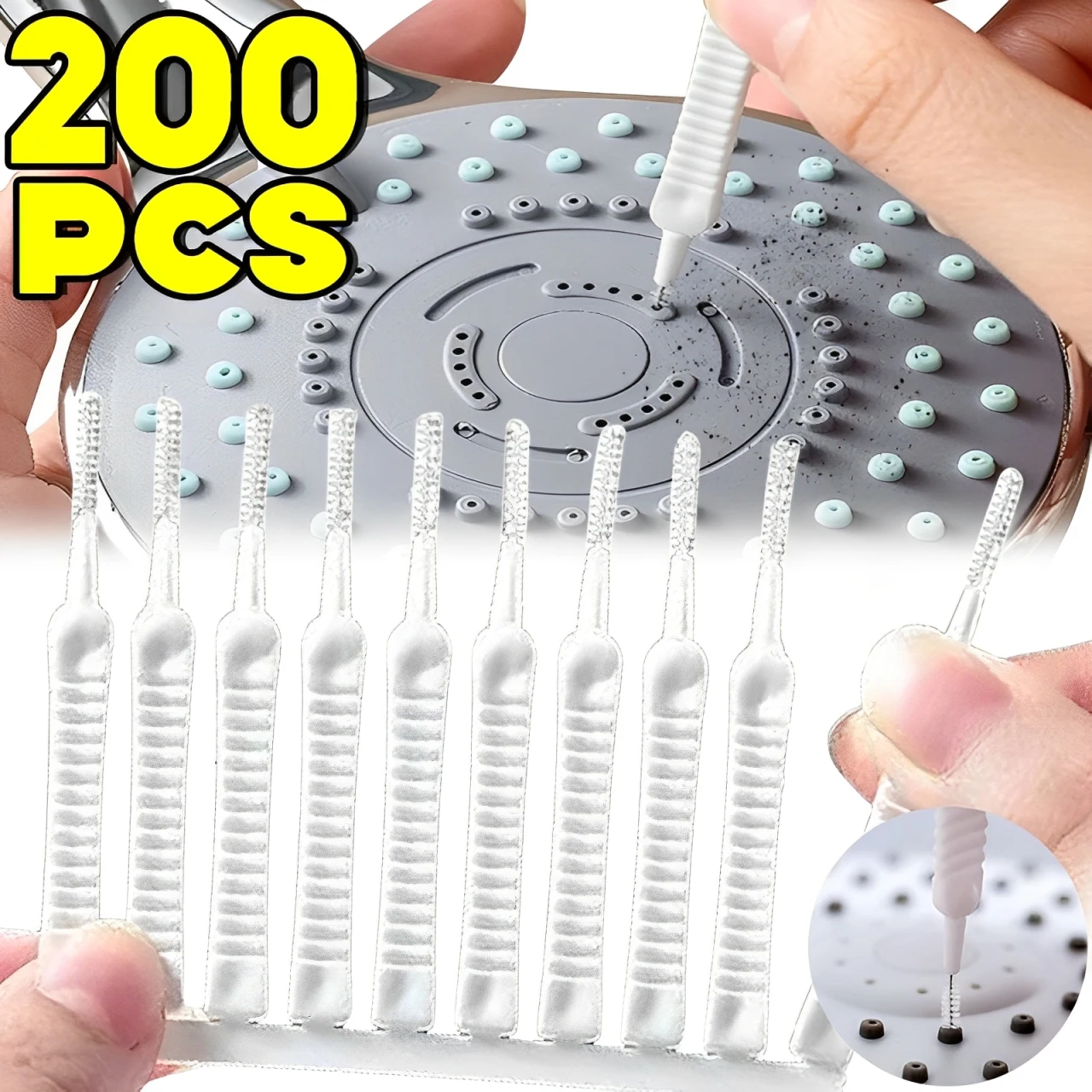 Micro Nylon Brush Cleaning Shower Head Keyboard Mobile Phone Tiny Hole Dust Remove Blocked Cleaner Mini Pore Gap Brushes Tools