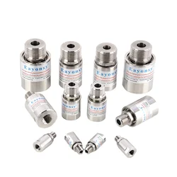 Single channel stainless steel rotary 360-degree adapter transmits gas and high speed, high pressure and high temperature