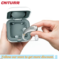 Portable BTE Hearing Aids Rechargeable Digital Sound Amplifier Hearing aid for deafness Wireless Headphones for Deaf Elderly