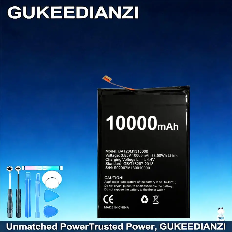 

Долговечная батарея для мобильного телефона Doogee S88 Plus BAT20M1310000 S88 10000 мАч