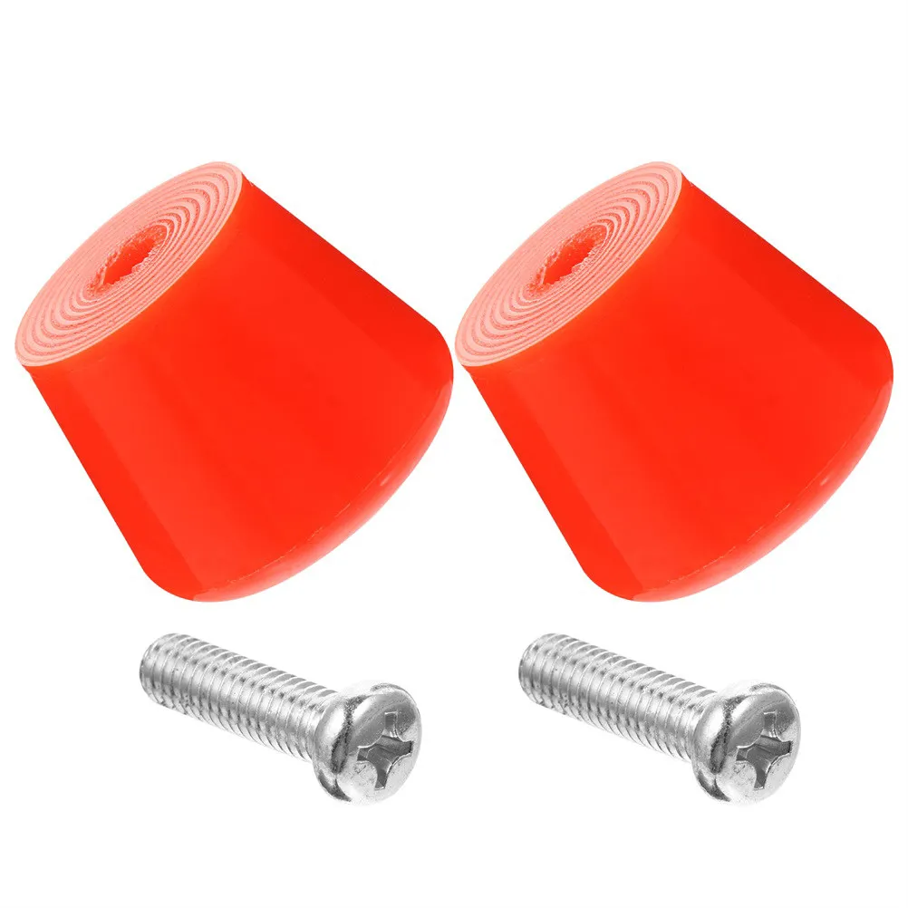 

1Set Sturdy Lightweight Wear Resistant Roller Skates Brake Pad Toe Stopper for Quick Stop Stability Suitable for Most Inline