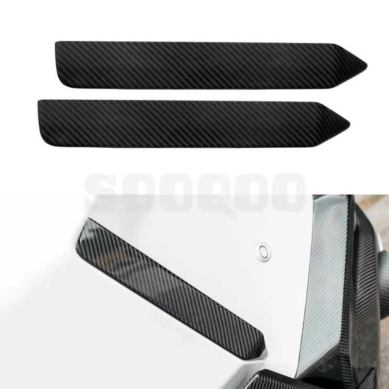

SOOQOO M5 G90 Prepreg Carbon Fiber Rear Bumper Reflective Strips Cover Trim 2024+