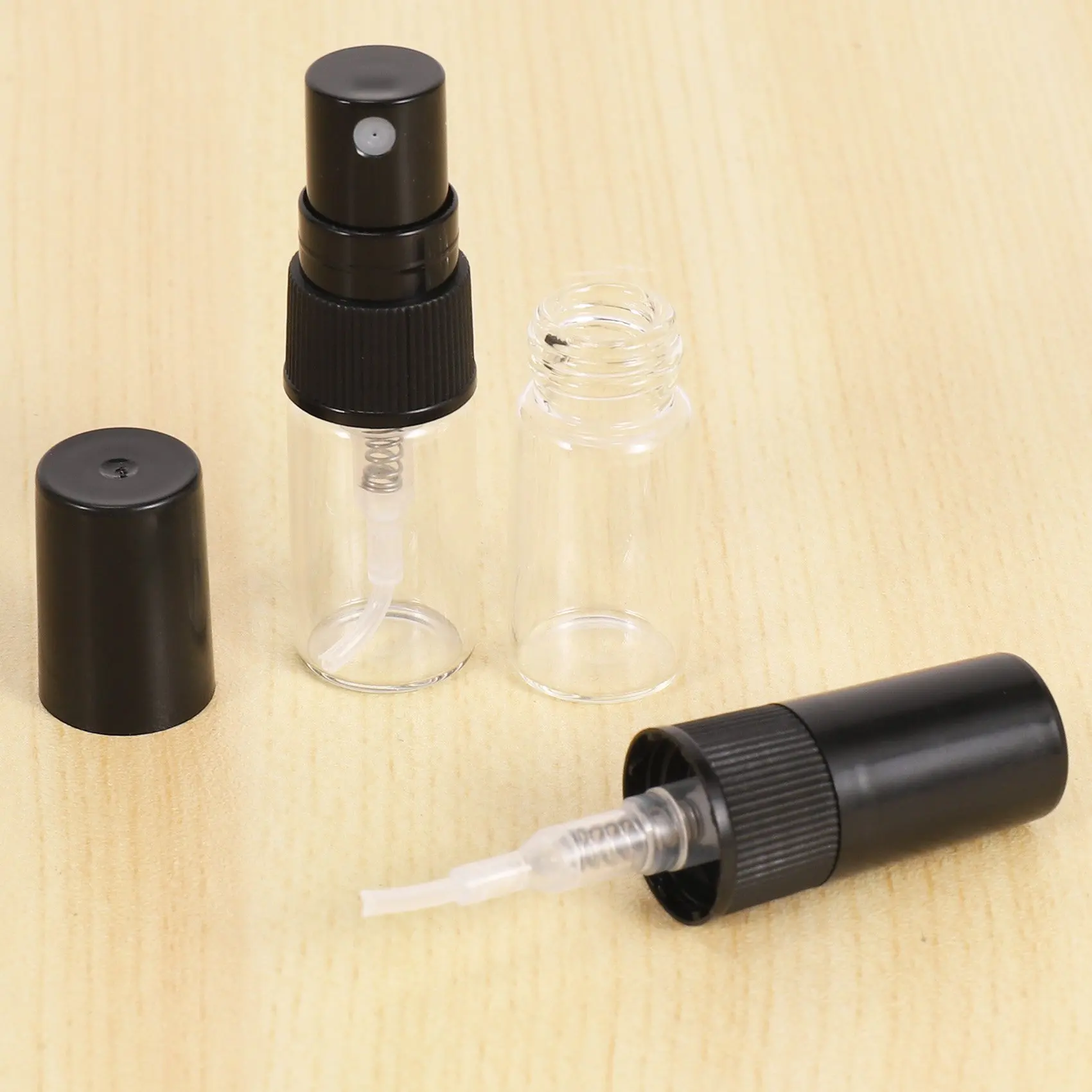 Stabile-10 mini bottiglia di profumo in vetro portatile da viaggio, bottiglie spray in vetro per profumo vuote