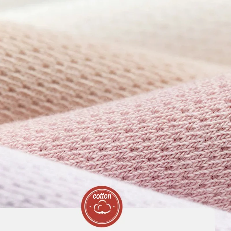 5 Paar Damensocken Frühling Sommer Neue Gekämmte Baumwolle Einfarbig Modisch Komfortabel Hochwertige Damensocken – Detail 2